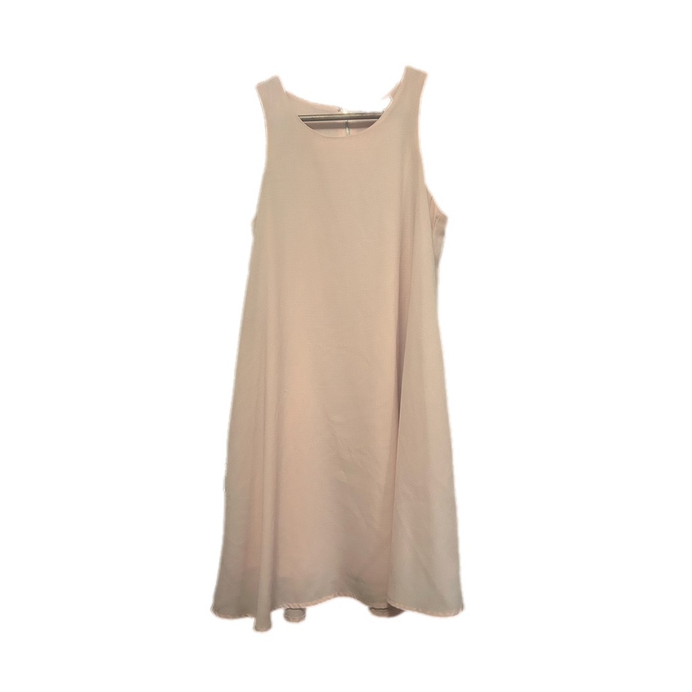 TCEC Shift Dress‎ Women Small Pink Excellent Sleeveless Pockets Back Zip CD8217